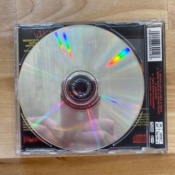 Def Leppard – Make Love Like A Man CD 1993 Single Hard Rock Phonogram - Picture 2 of 3